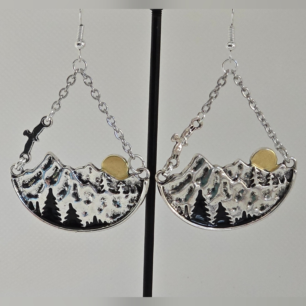 Mountain Scene Earrings